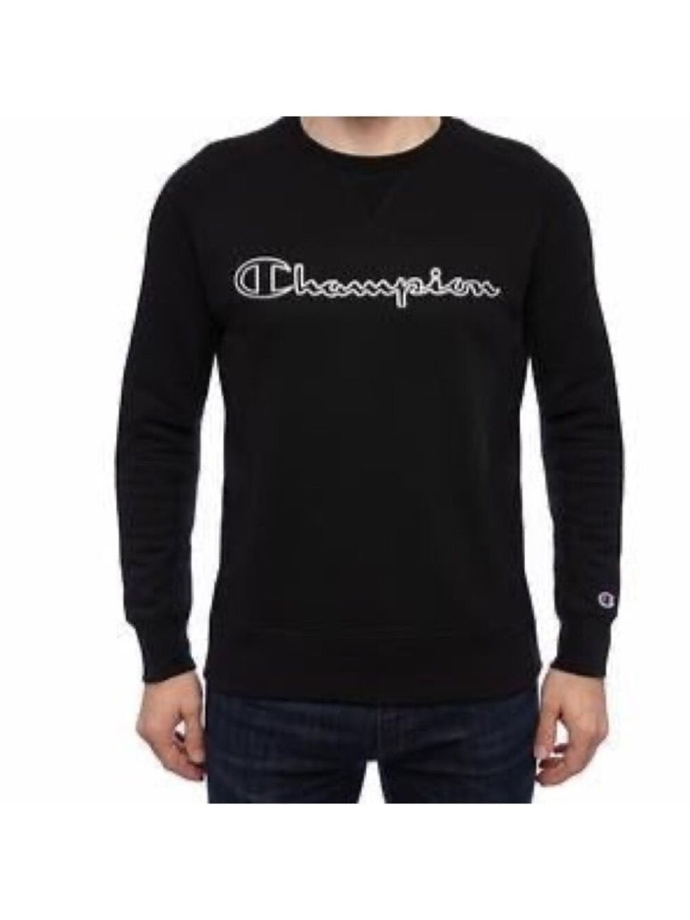 𝅺champion Powerblend Crewneck Sweatshirt, size M